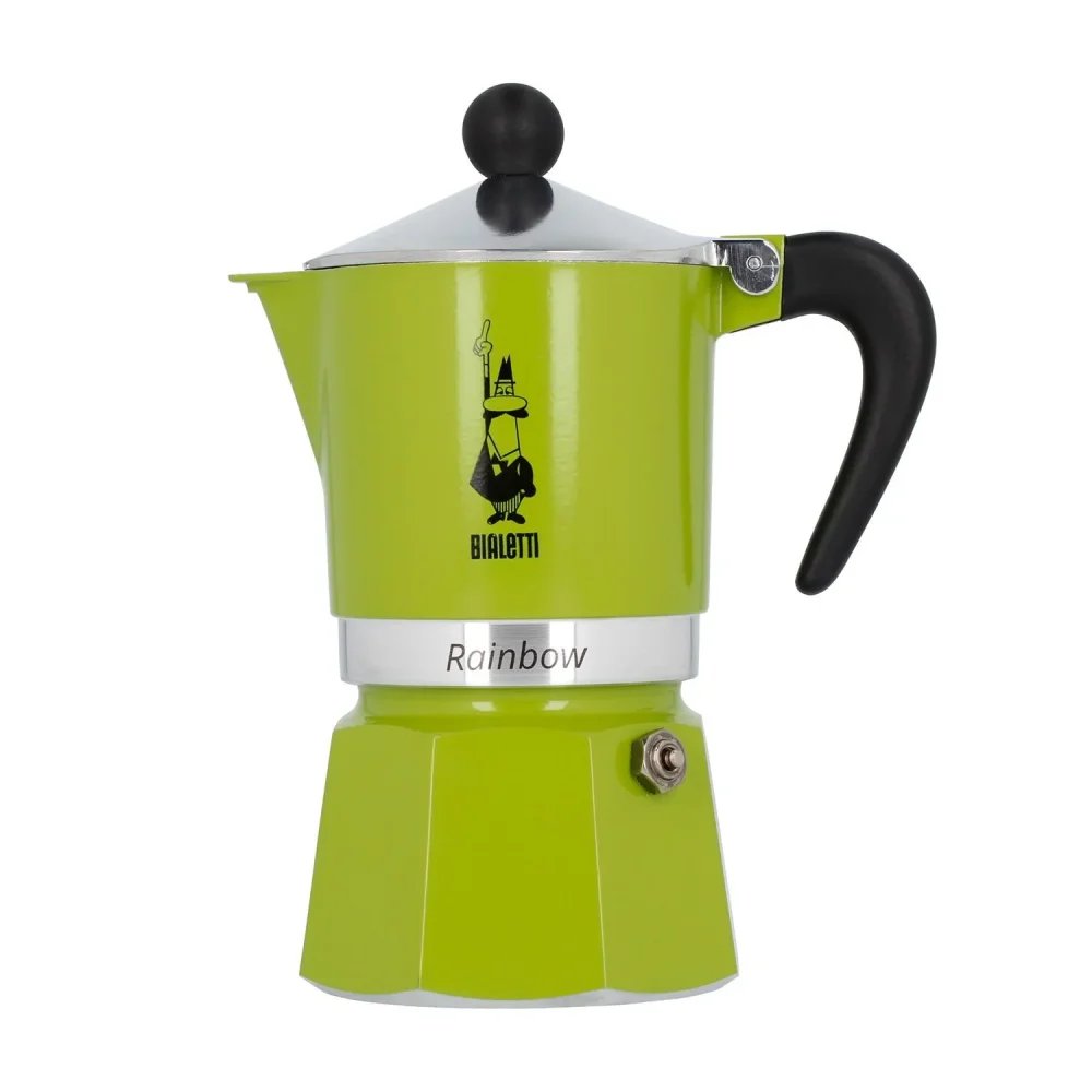 Bialetti Rainbow Zelena za 3 šoljice
