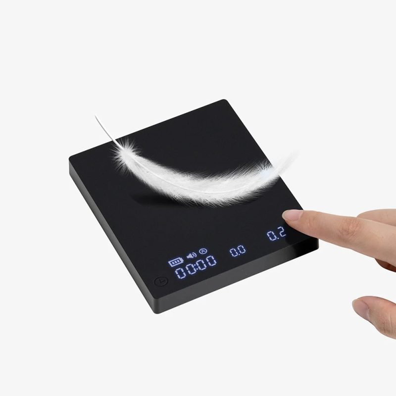 TIMEMORE Vaga za Kafu sa Tajmerom Basic Mini Black, crna